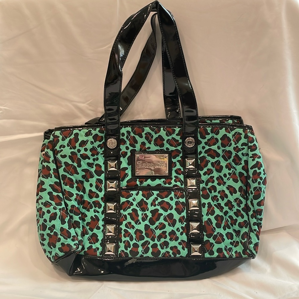 Vintage Betsy Johnson Leopard Tote Bag